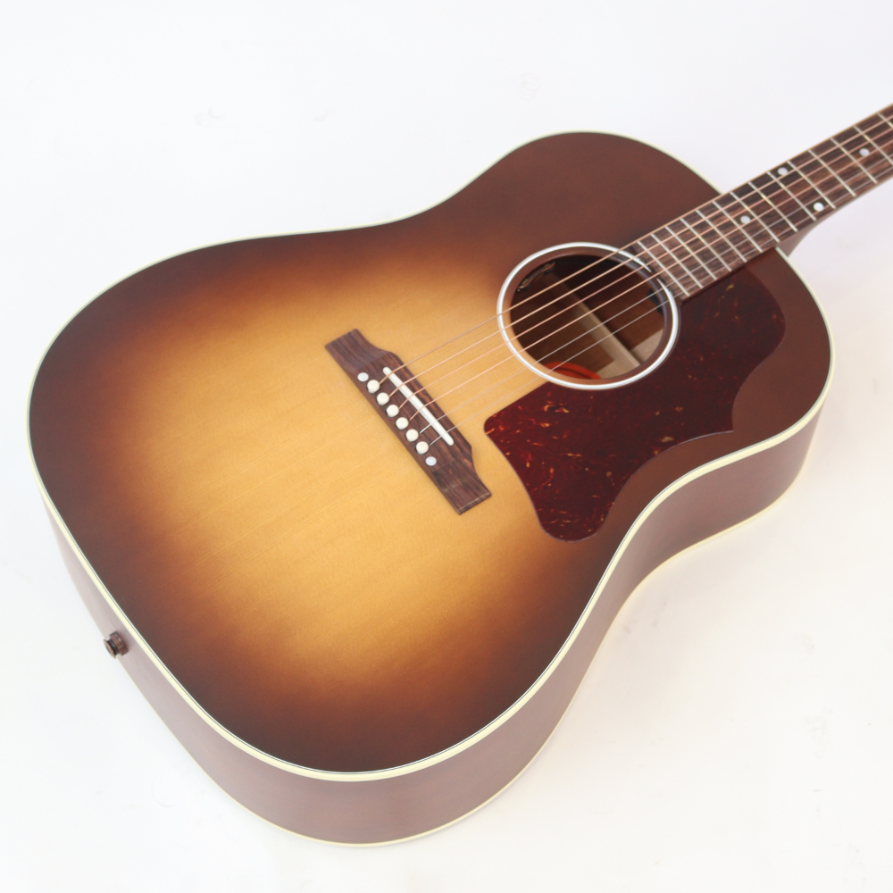 Gibson ギブソン J-45 50s Faded Faded Sunburst エレクトリックアコースティックギター ボディトップ画像