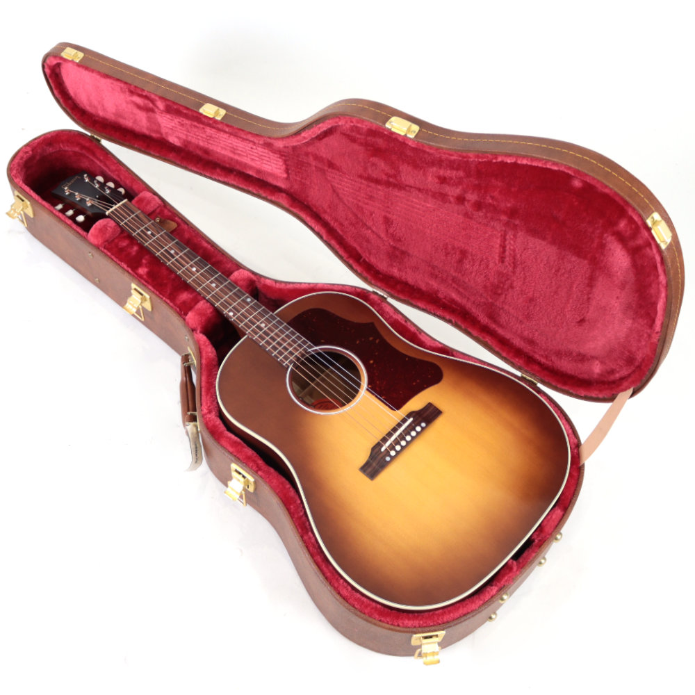 Gibson ギブソン J-45 50s Faded Faded Sunburst エレクトリックアコースティックギター ケース、本体