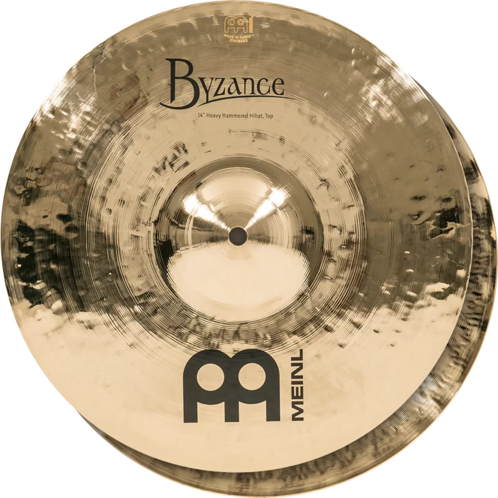 MEINL マイネル B14HHH-B 14” Byzance Brilliant Heavy Hammered Hihat ハイハット トップ＆ボトム