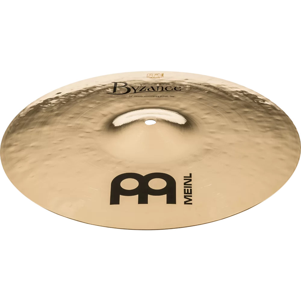 MEINL マイネル B14HHH-B 14” Byzance Brilliant Heavy Hammered Hihat ハイハット トップ＆ボトム トップ表