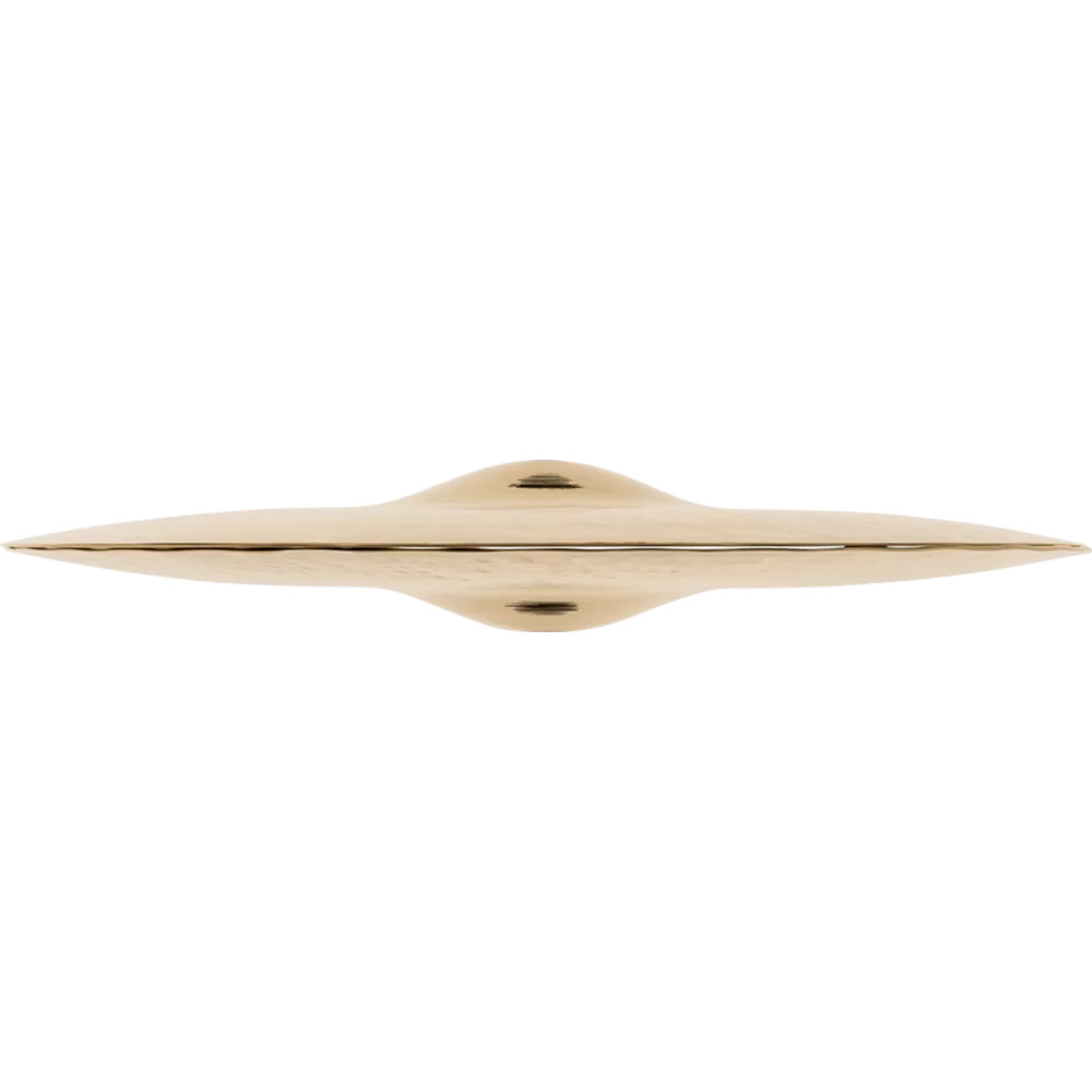 MEINL マイネル B14HHH-B 14” Byzance Brilliant Heavy Hammered Hihat ハイハット トップ＆ボトム トップ、ボトムサイド