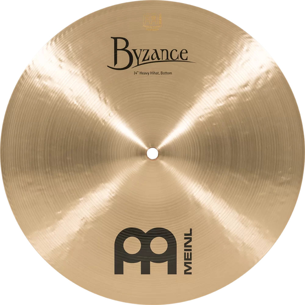 MEINL マイネル B14HH Byzance Traditional Hihats 14” Hvy Hihat pr ハイハットトップ&ボトム ボトム表