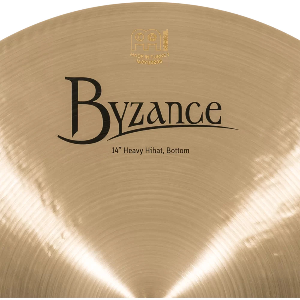 MEINL マイネル B14HH Byzance Traditional Hihats 14” Hvy Hihat pr ハイハットトップ&ボトム ボトムロゴ