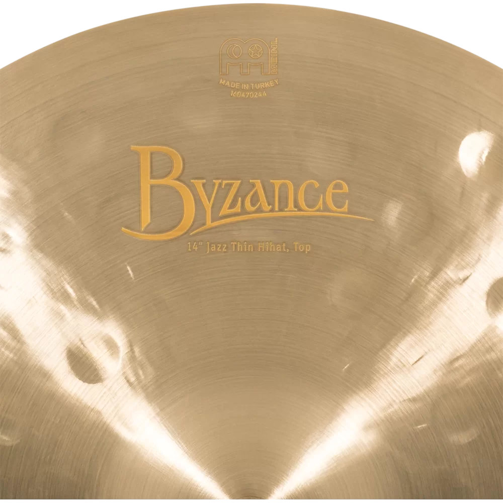 MEINL マイネル B14JTH 14” Byzance Jazz Hihats THIN ハイハット トップ&ボトム トップロゴ