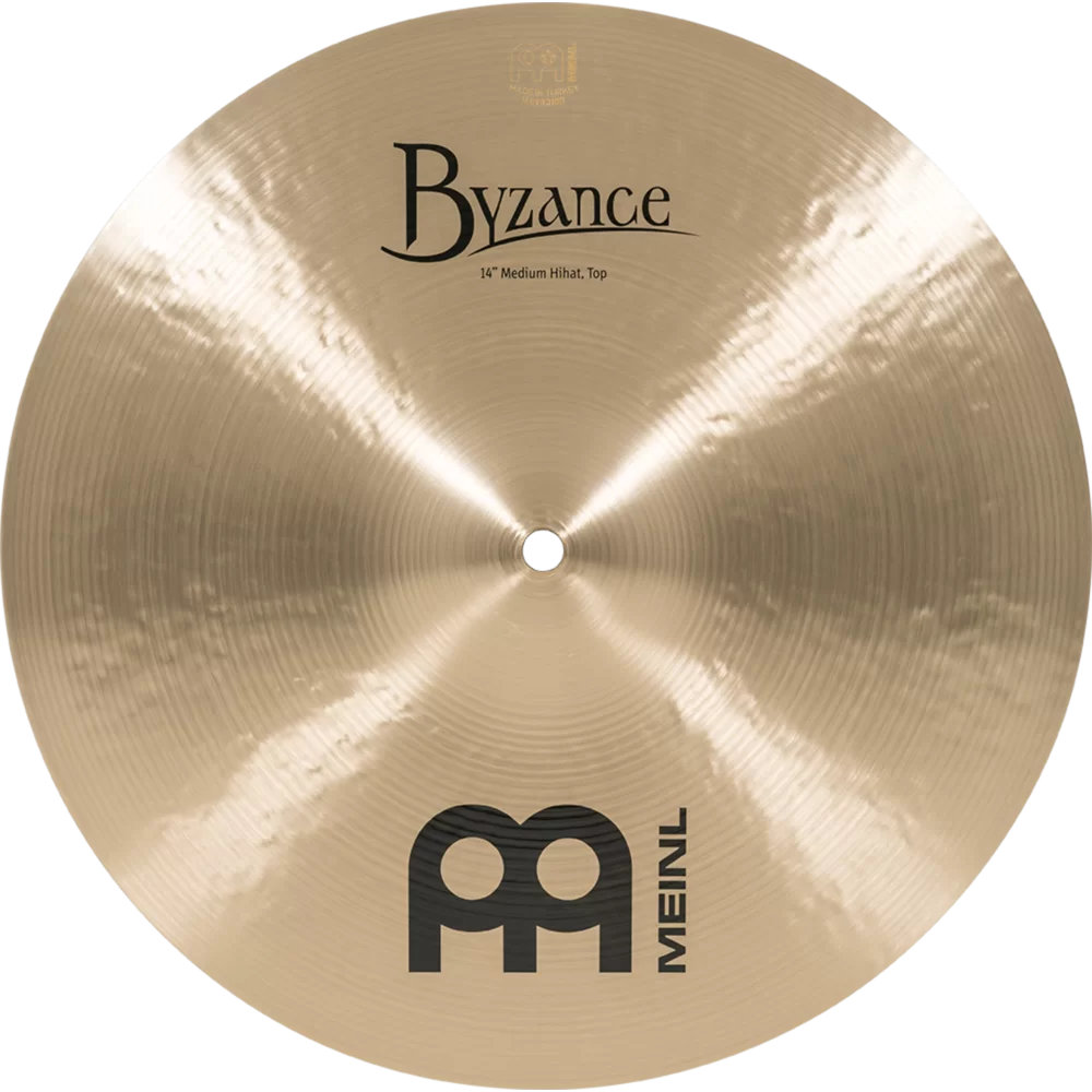 MEINL マイネル B14MH-B 14” Byzance Brilliant Hihats MEDIUM ハイハット トップ&ボトム トップ表正面