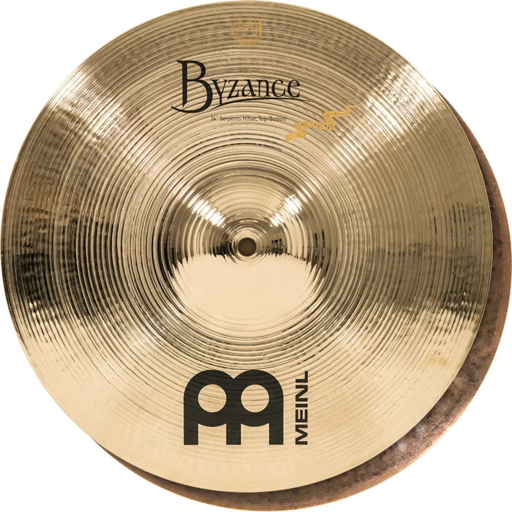 MEINL マイネル B14SH-B 14” Byzance Brilliant Derek Roddy’s signature cymbal Serpents Hihat ハイハット トップ&ボトム