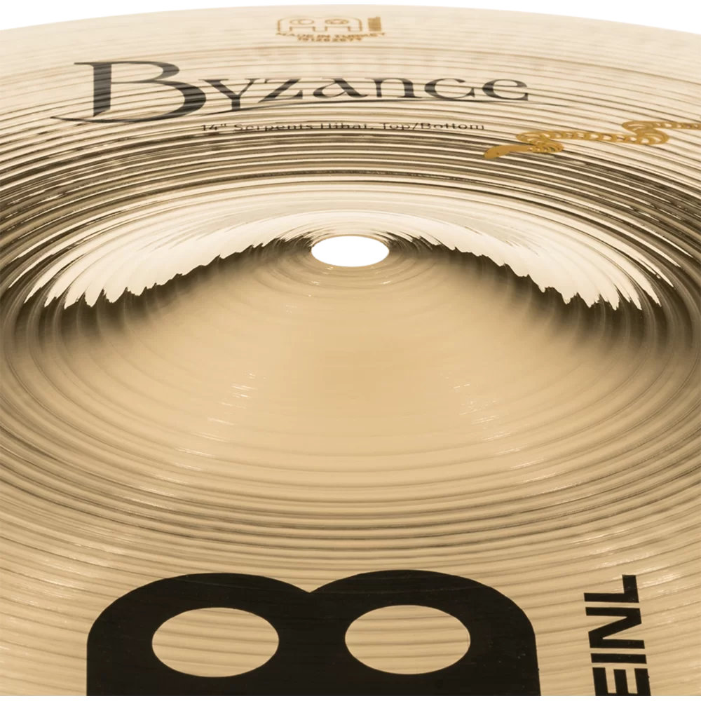 MEINL マイネル B14SH-B 14” Byzance Brilliant Derek Roddy’s signature cymbal Serpents Hihat ハイハット トップ&ボトム トップロゴ