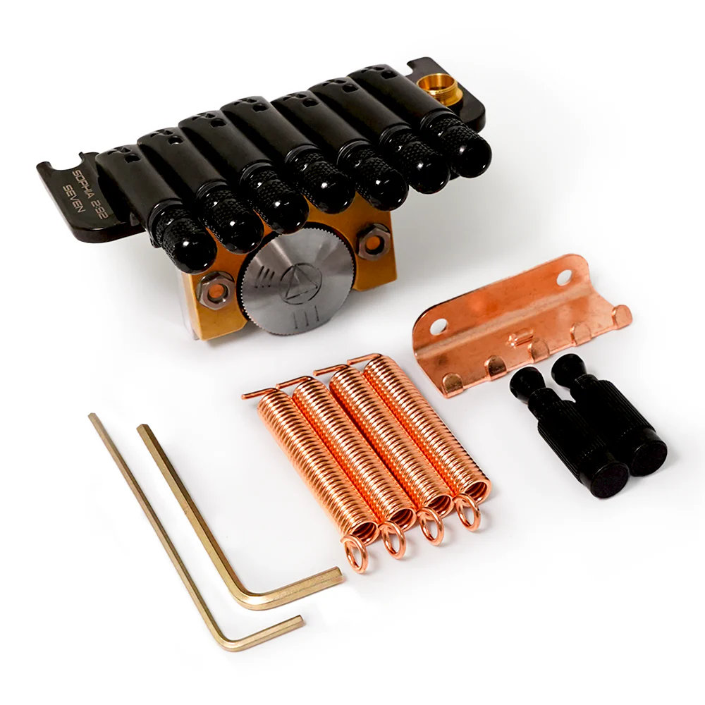 Sophia Tremolos ソフィアトレモロズ 2:92 Seven Tremolo Pro Black 37mmブロック トレモロユニット 付属品