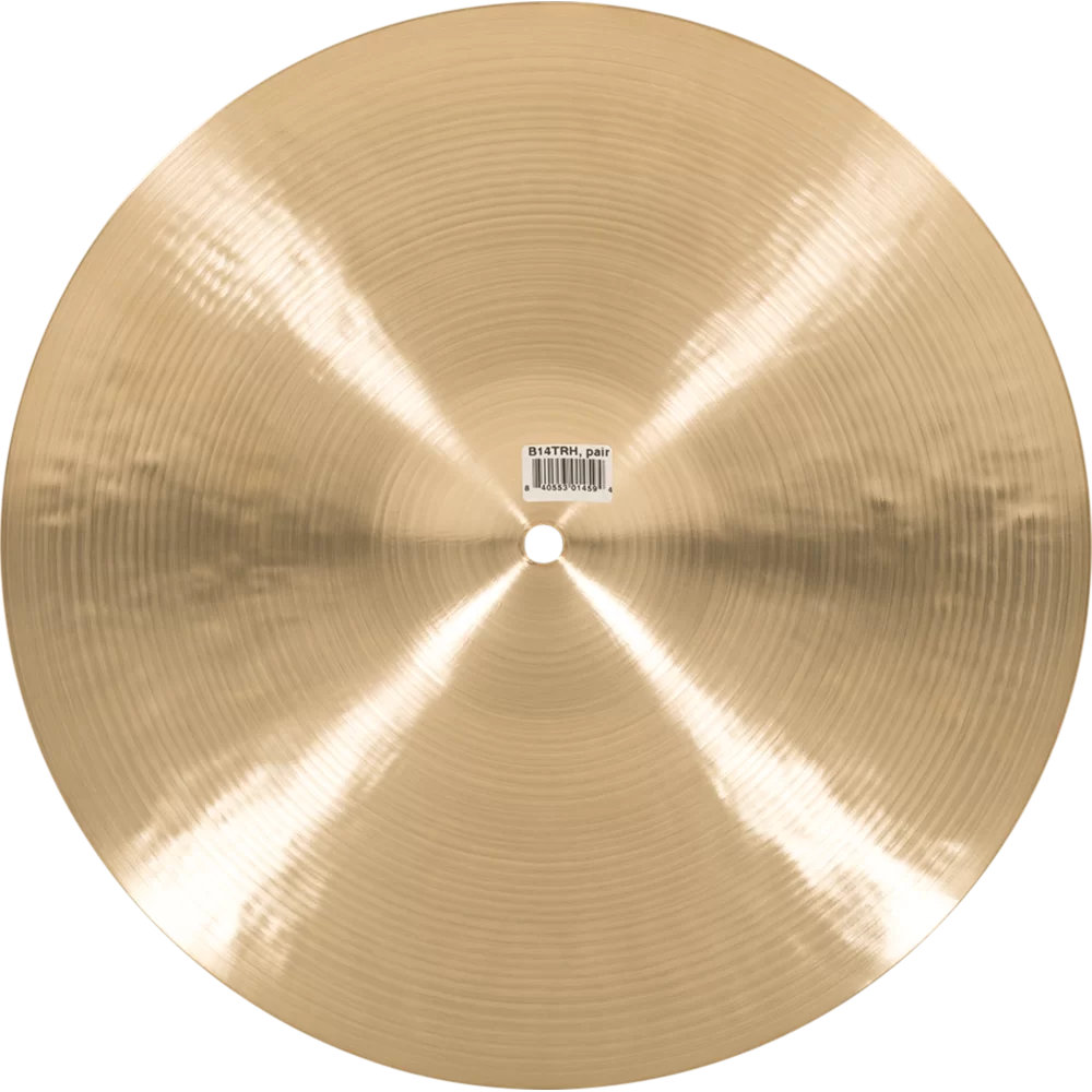 MEINL マイネル B14TRH 14” Byzance Jazz Tradition Hihat ハイハット トップ＆ボトム ボトム裏正面