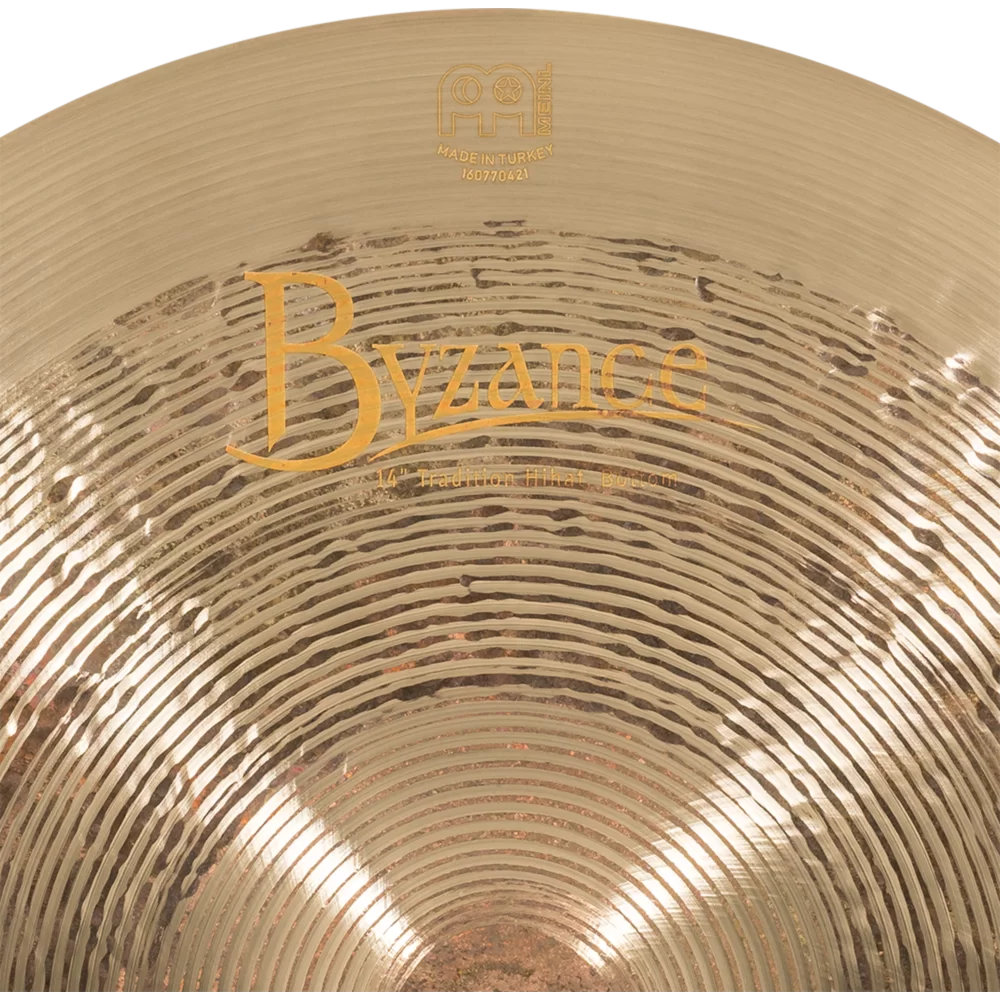 MEINL マイネル B14TRH 14” Byzance Jazz Tradition Hihat ハイハット トップ＆ボトム ボトムロゴ