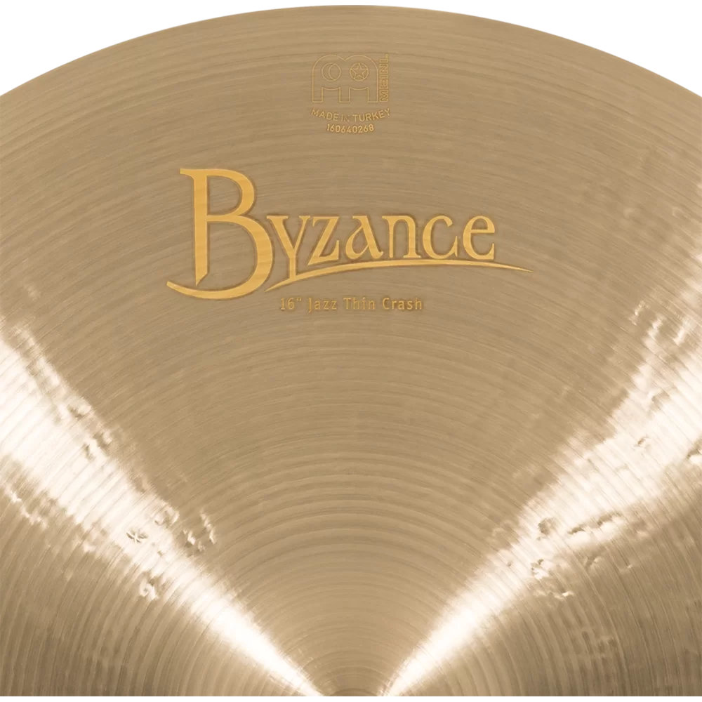 MEINL マイネル B16JTC Byzance Jazz 16” THIN Crash クラッシュシンバル 表ロゴ