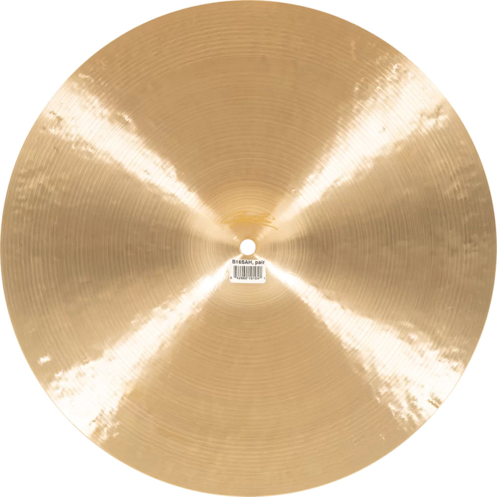 MEINL マイネル B16SAH Byzance Vintage Benny Greb’s signature cymbal 16” Sand Hat ハイハット トップ&ボトム ボトム裏正面