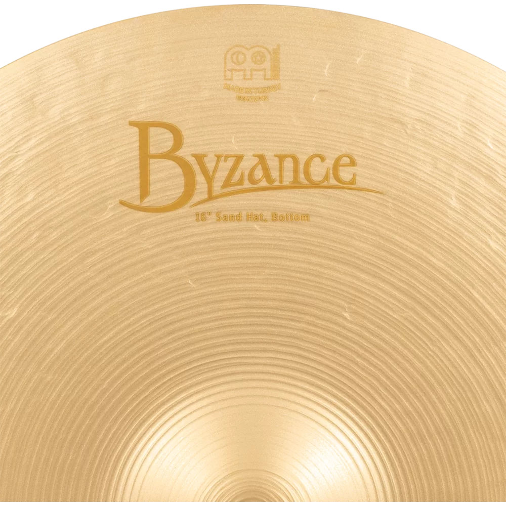 MEINL マイネル B16SAH Byzance Vintage Benny Greb’s signature cymbal 16” Sand Hat ハイハット トップ&ボトム トップロゴ