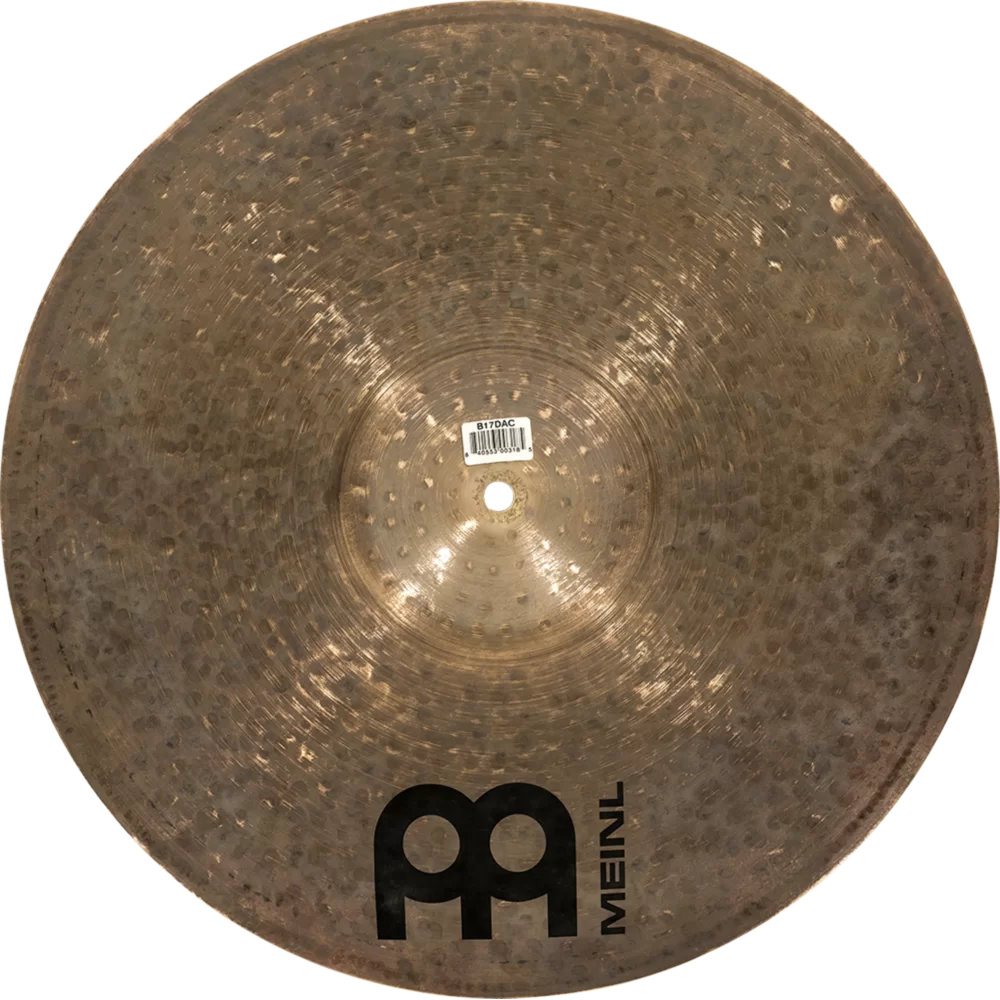 MEINL マイネル B17DAC Byzance Dark 17” Crash クラッシュシンバル 裏正面