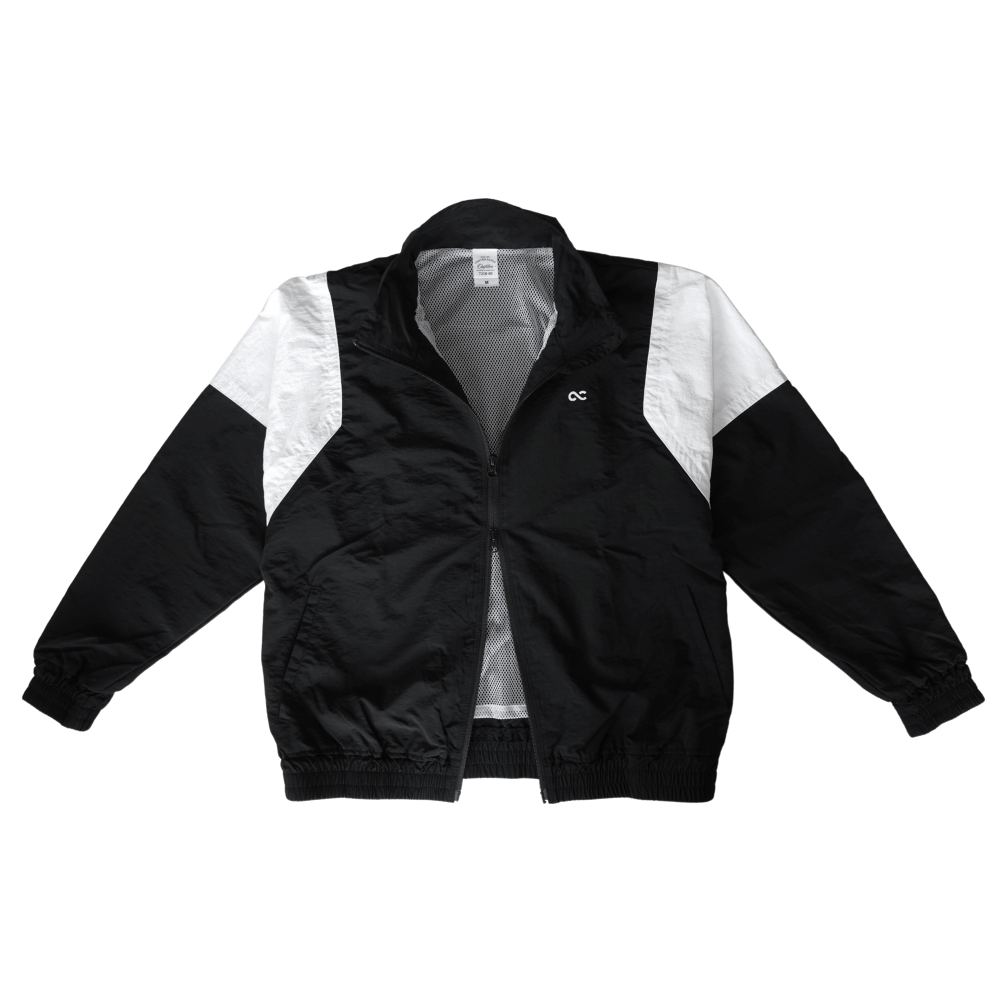 One Control ワンコントロール ロゴ入りトラックジャケット ブラック Mサイズ フロント画像