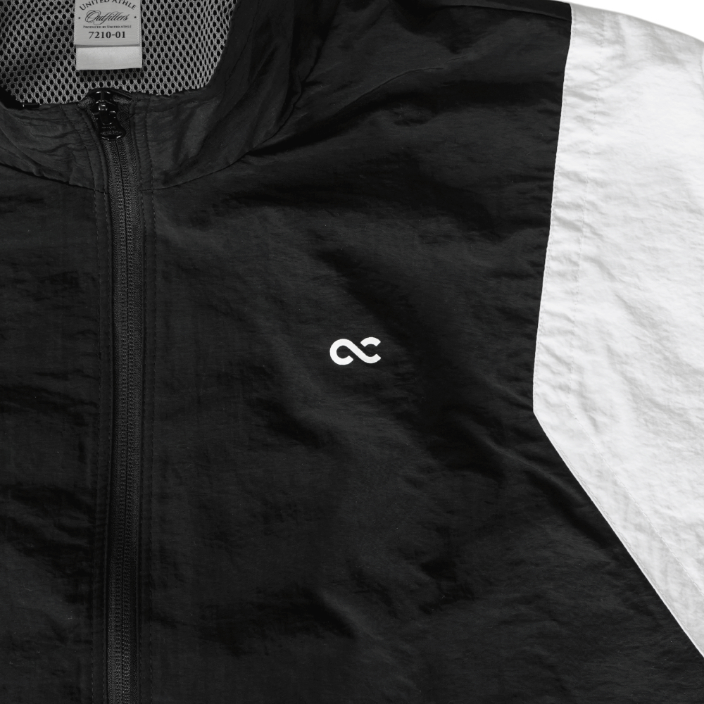 One Control ワンコントロール ロゴ入りトラックジャケット ブラック Lサイズ 胸元ロゴ画像