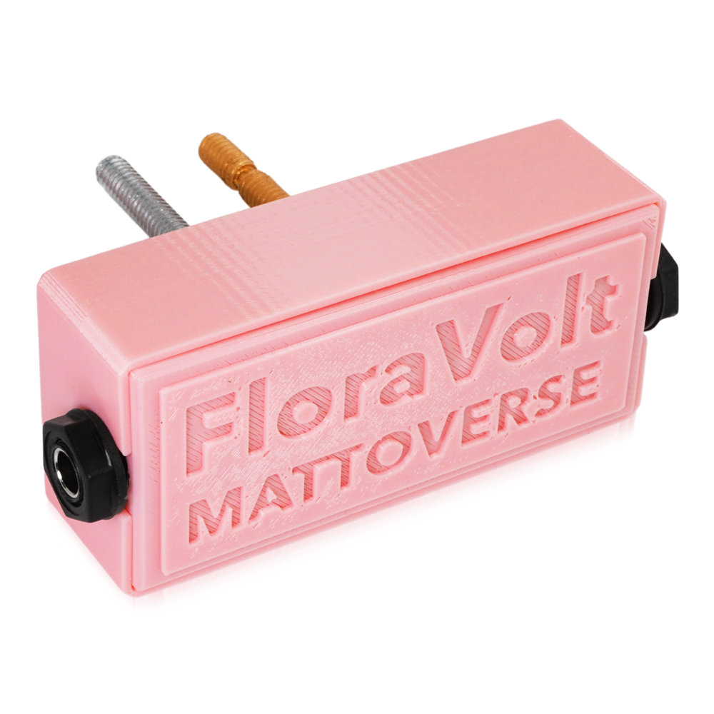 Mattoverse Electronics マットバースエレクトロニクス FloraVolt Mini Teal Pink オーディオサチュレーター ギターエフェクター スラント