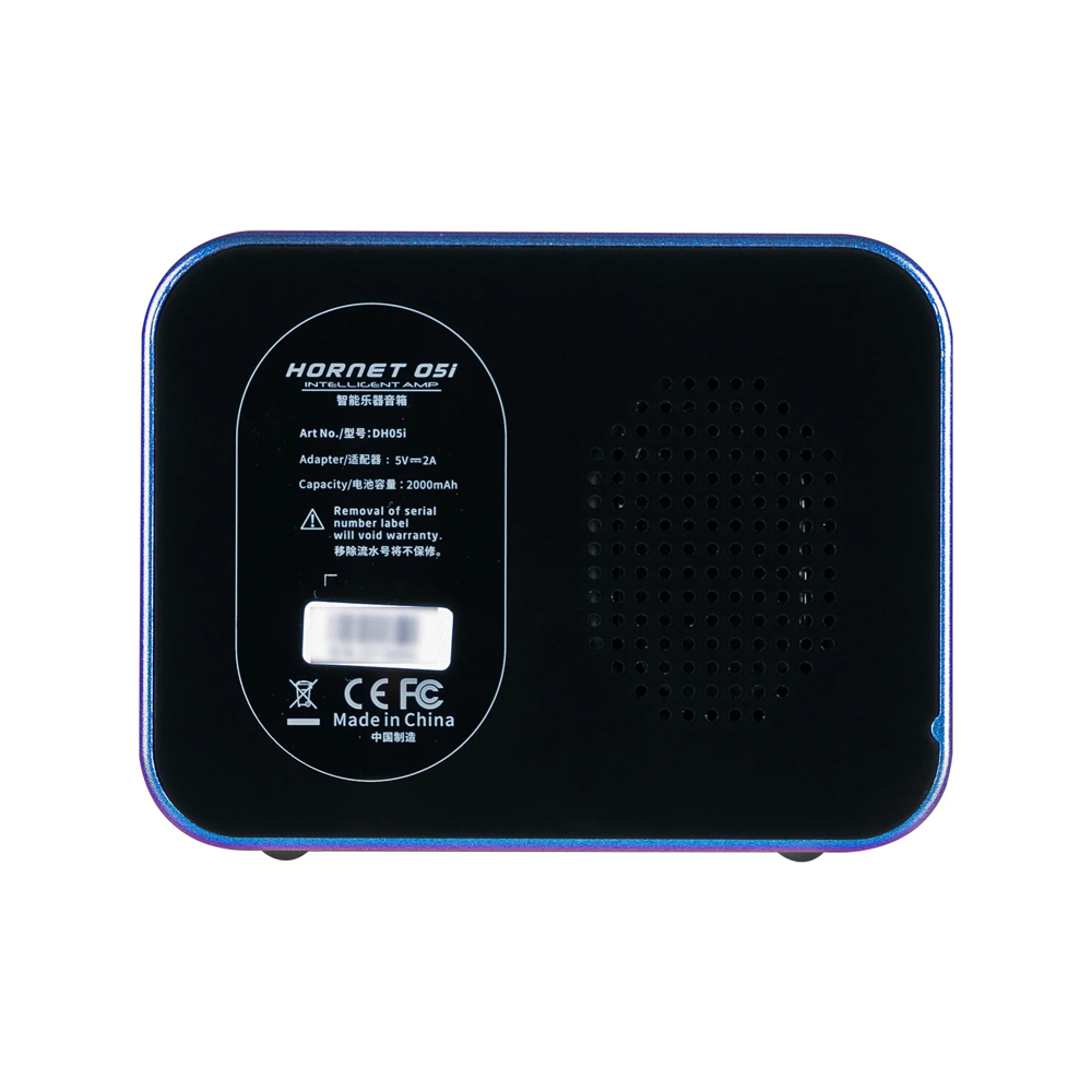 Mooer ムーアー Hornet 05i 小型ギターアンプ ポータブルアンプ 本体裏画像