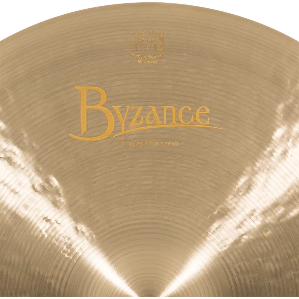 MEINL マイネル B17JTC Byzance Jazz 17” THIN Crash クラッシュシンバル ロゴ