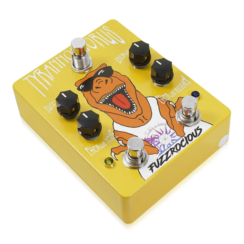 Fuzzrocious Pedals ファズロシャスペダルズ TYRANNOCHORUS コーラス ファズ エフェクター 全体像