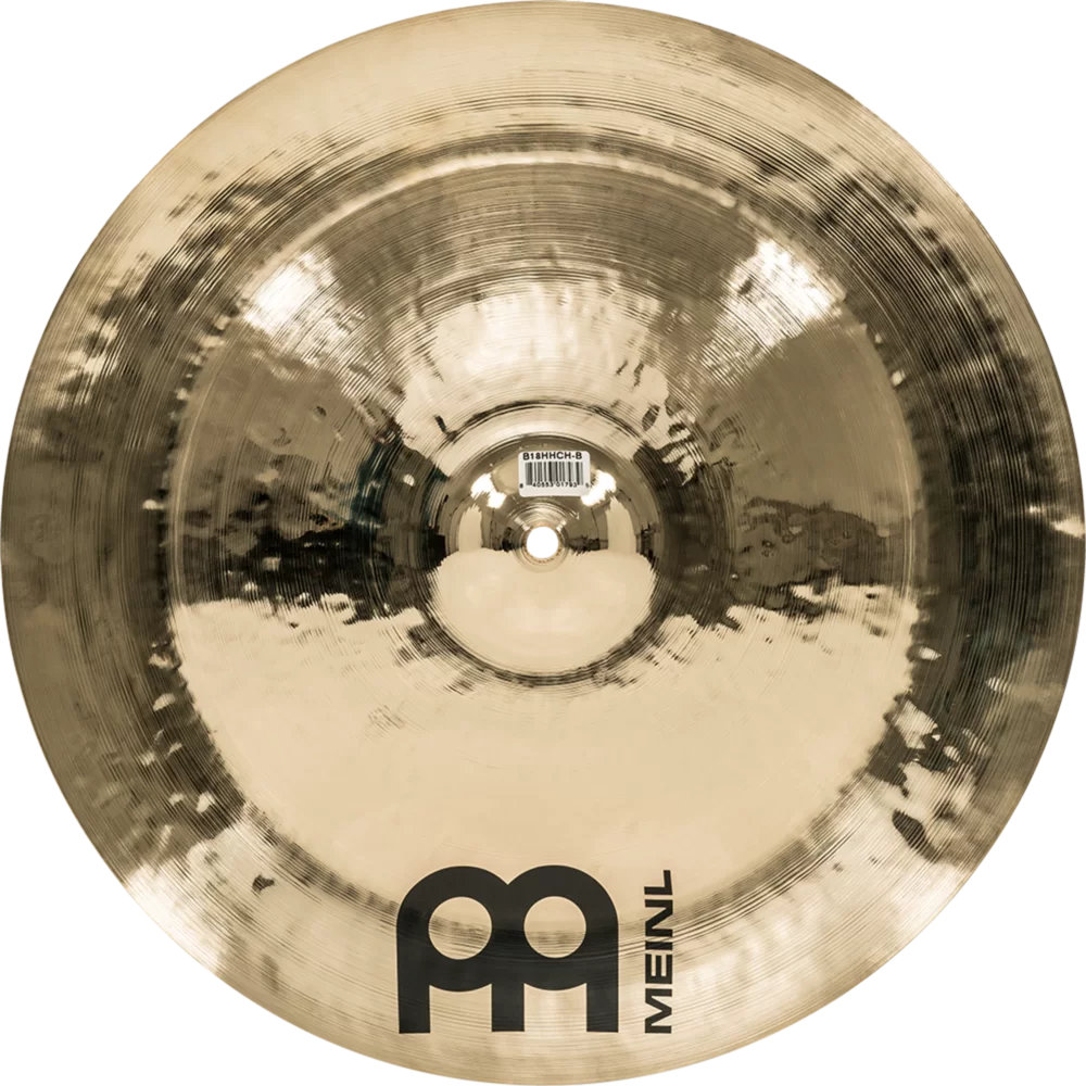 MEINL マイネル B18HHCH-B Byzance Brilliant 18” Heavy Hammered China チャイナシンバル 裏正面