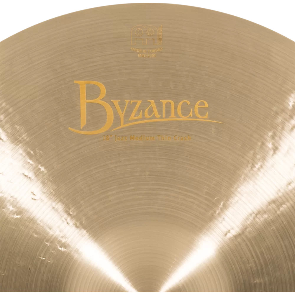 MEINL マイネル B18JMTC Byzance Jazz 18” MEDIUM THIN Crash クラッシュシンバル ロゴ