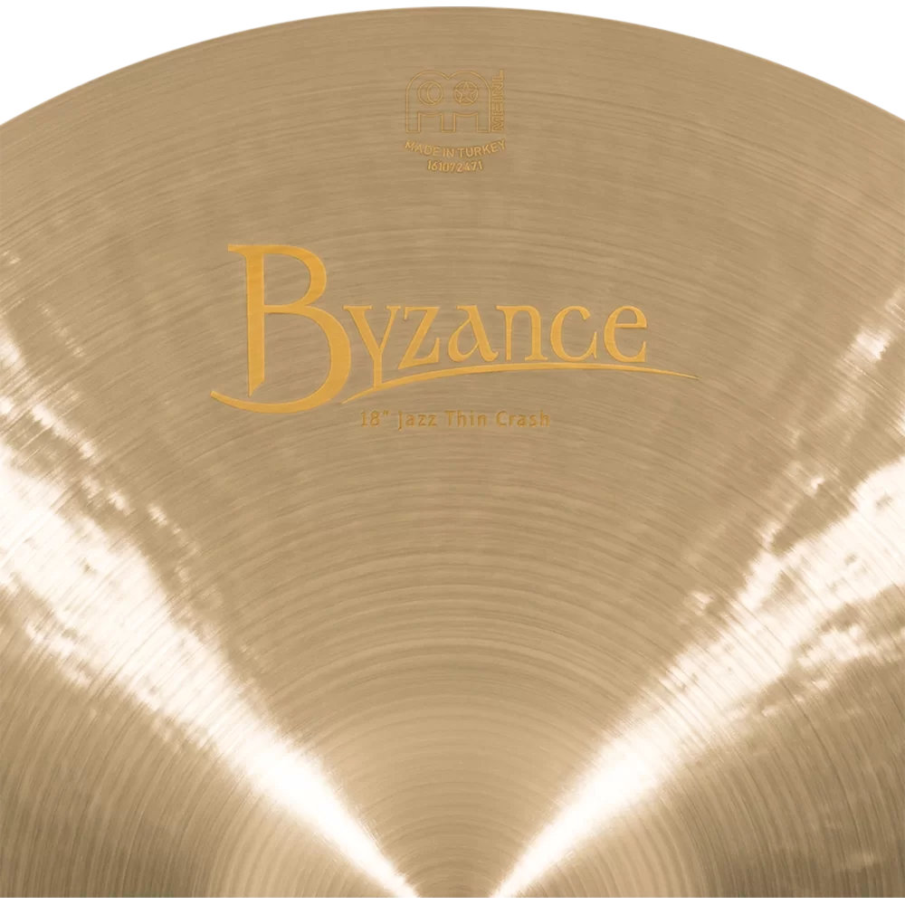 MEINL マイネル B18JTC Byzance Jazz 18” THIN Crash クラッシュシンバル ロゴ