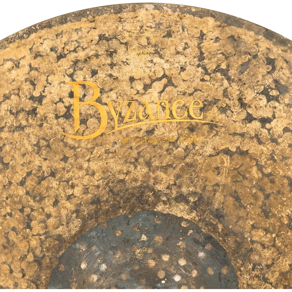 MEINL マイネル B18VPC Byzance Vintage 18” Vintage Pure Crash クラッシュシンバル ロゴ