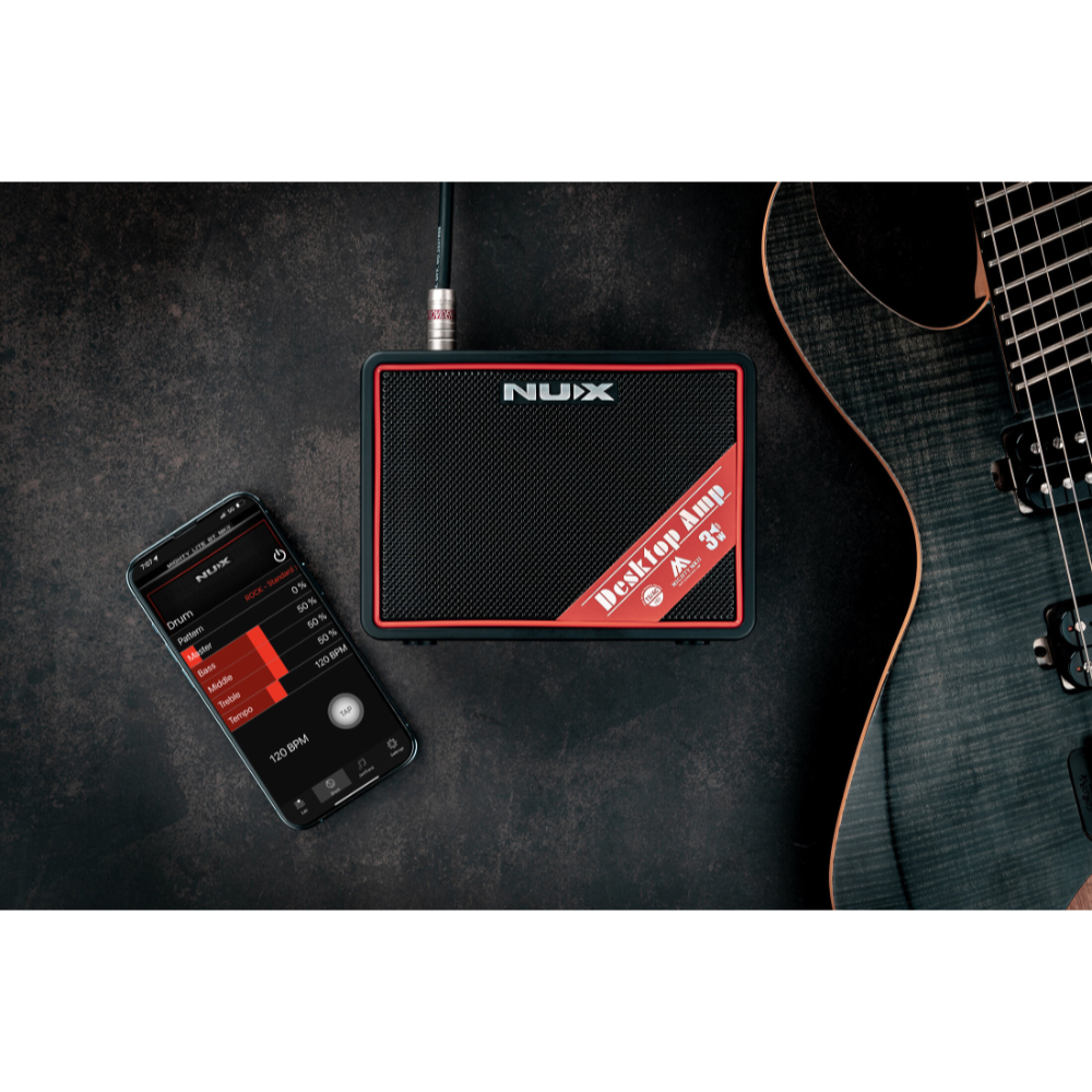 NUX ニューエックス Mighty Lite BT MKII 小型アンプ コンボ ギター用 ベース用 モデリングアンプ イメージ画像
