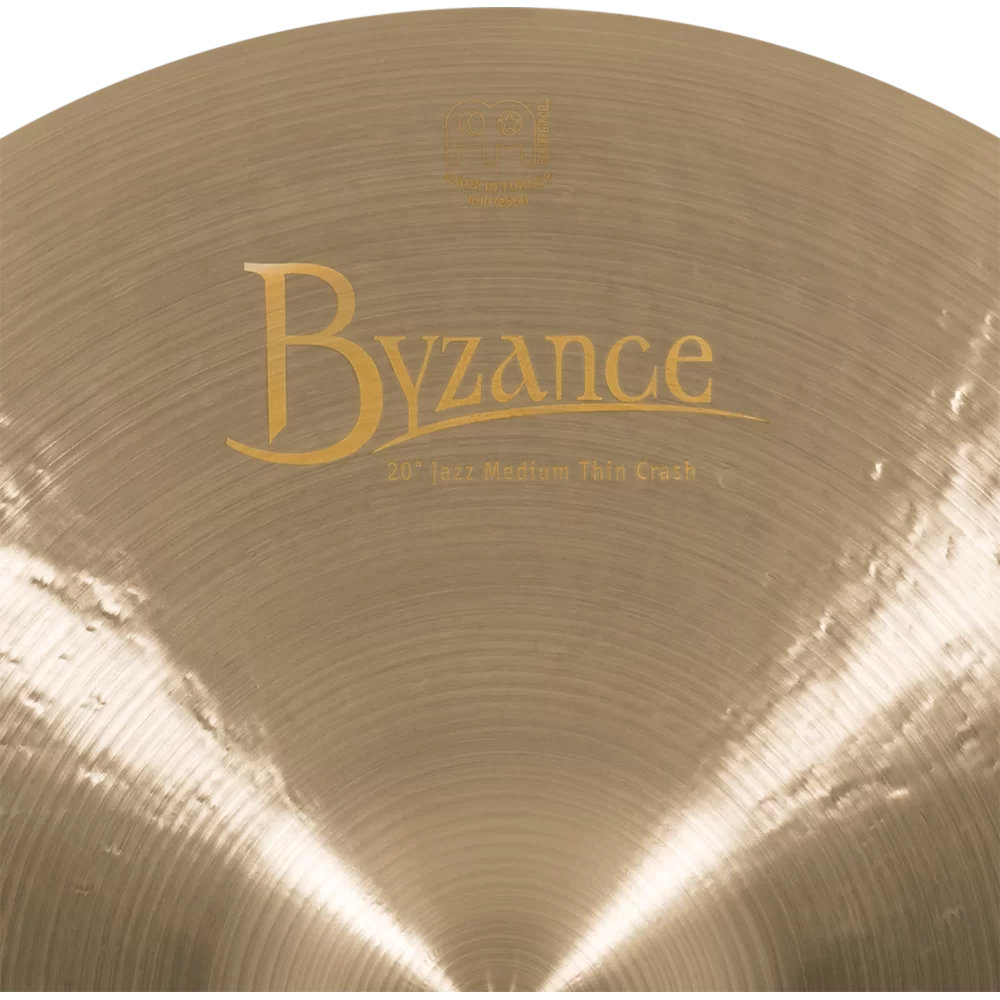 MEINL マイネル B20JMTC Byzance Jazz 20” MEDIUM THIN Crash クラッシュシンバル ロゴ