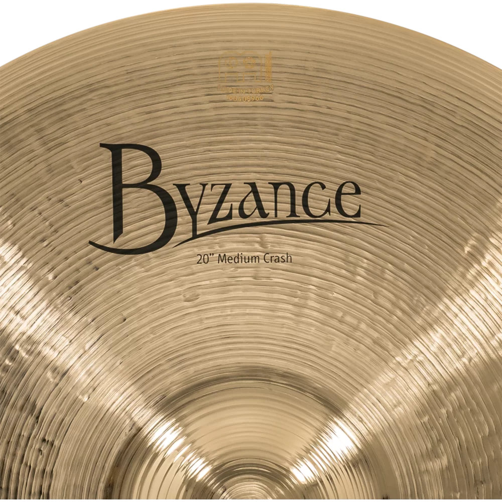 MEINL マイネル B20MC-B Byzance Brilliant 20” MEDIUM Crash クラッシュシンバル ロゴ