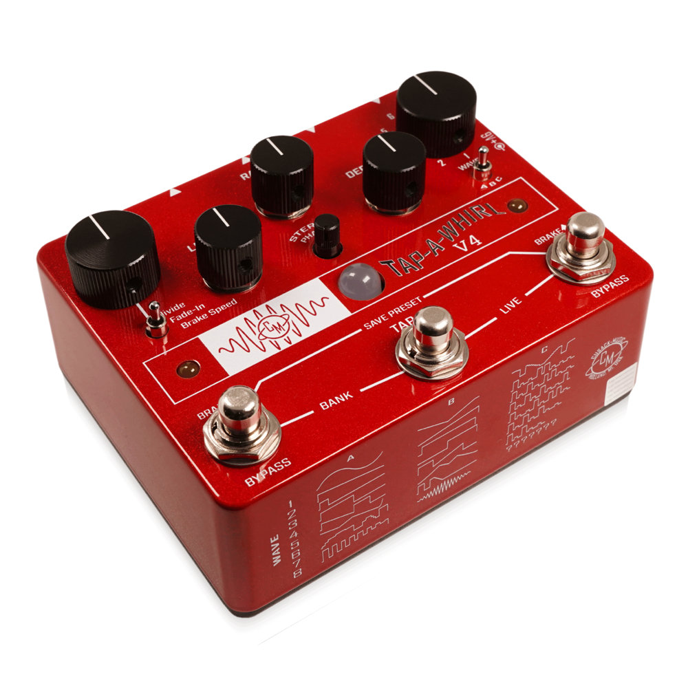 Cusack Music キューザックミュージック Tap-A-Whirl V4 タップテンポトレモロ ギターエフェクター 世界初のタップテンポトレモロの4世代目