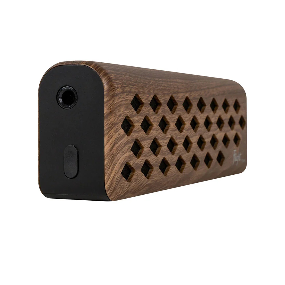 Flight フライト TINY6-WALNUT ウクレレ用ポータブルミニアンプ Bluetooth対応 左斜めアングル画像