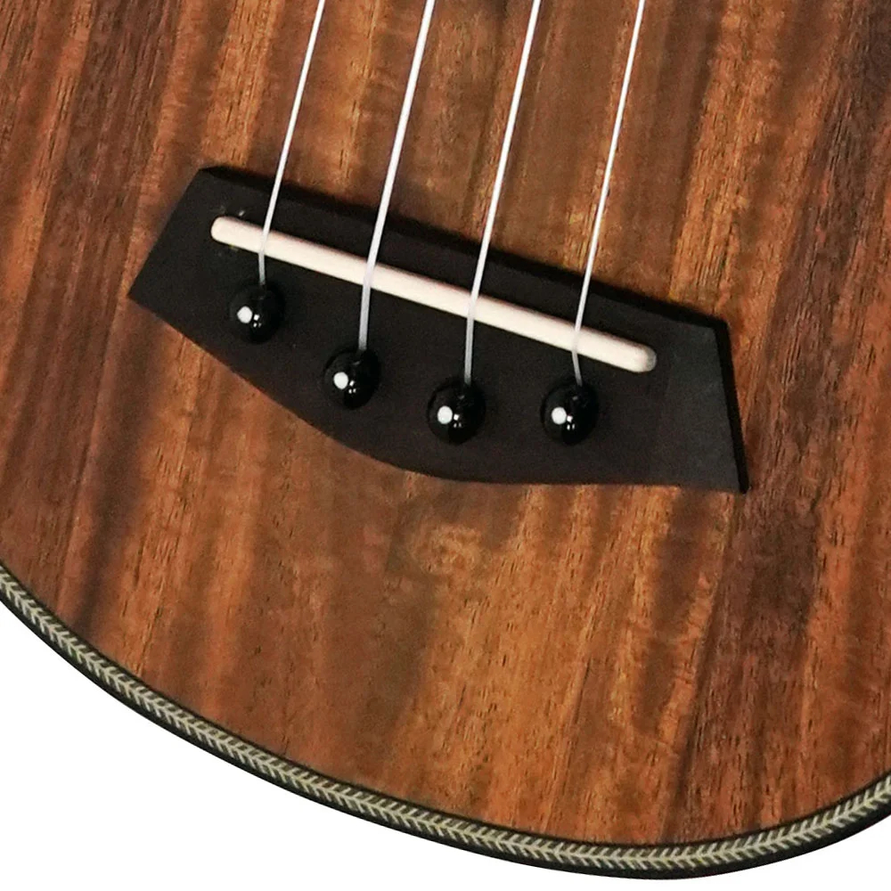 ISLANDER アイランダー SAS-4 Solid Acacia Series ソプラノウクレレ ブリッジ画像