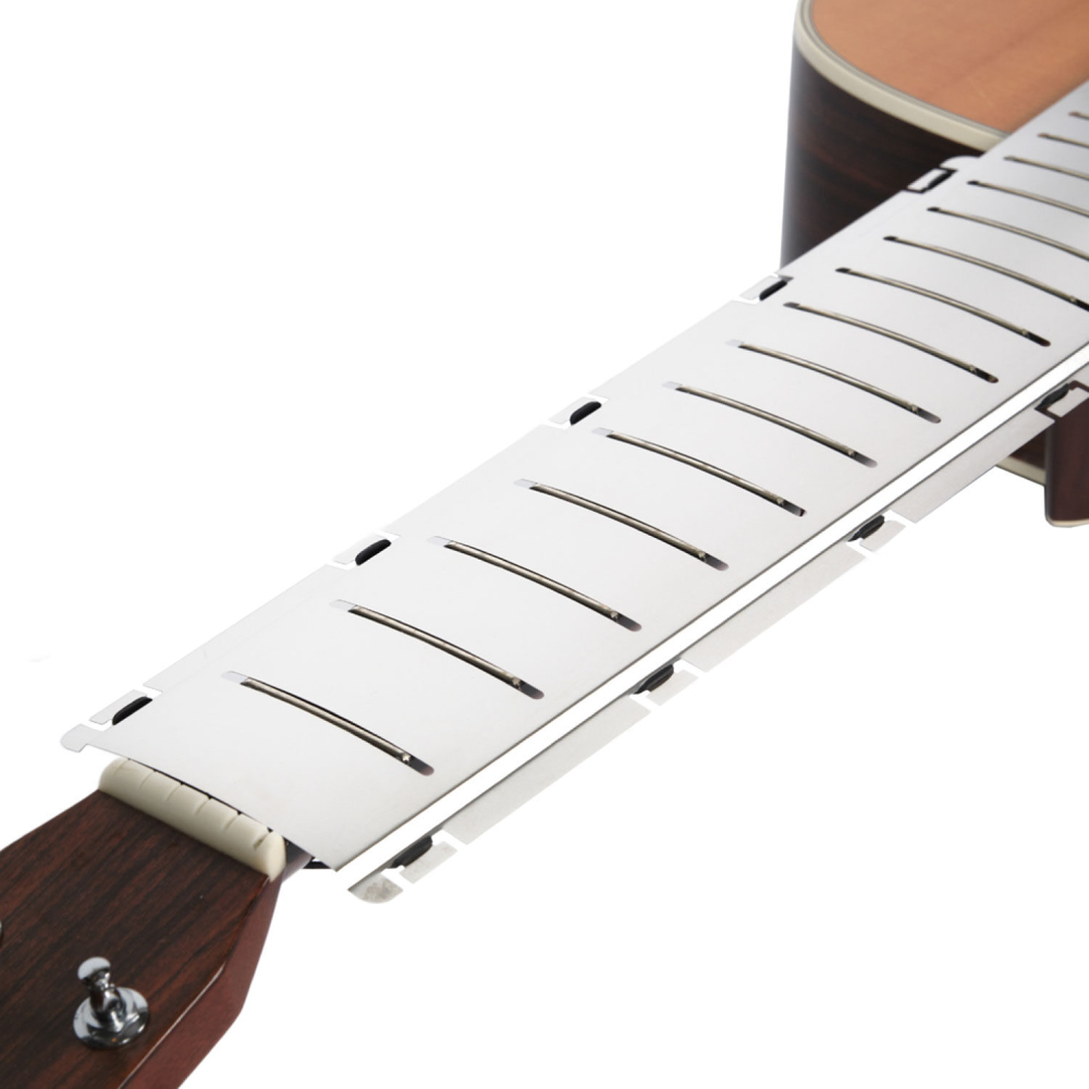 MUSIC NOMAD ミュージックノマド MN803 Fret Shield for M-25.34 Fret Scale フルカバー フレットガード 取付図2