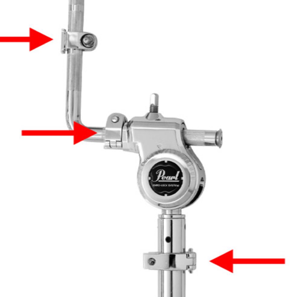 Pearl パール THL-1030 L-ROD ドラムタムホルダー ロング メモリーロック