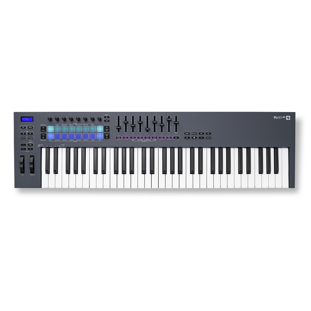 novation ノベーション FLkey 61 USB MIDIキーボード 61鍵盤 標準鍵盤 トップ画像