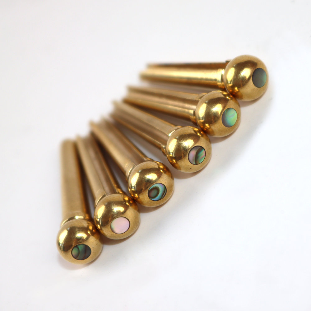 Birdland バードランド 133-03-003 オリジナル ブリッジピン ブラス＆アバロンドット 全体画像