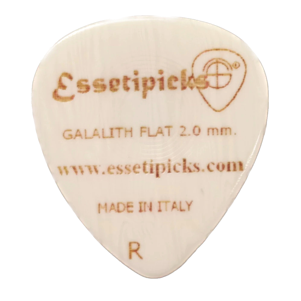 Essetipicks エッセティピックス Galalith Flat 2.0mm ギターピック