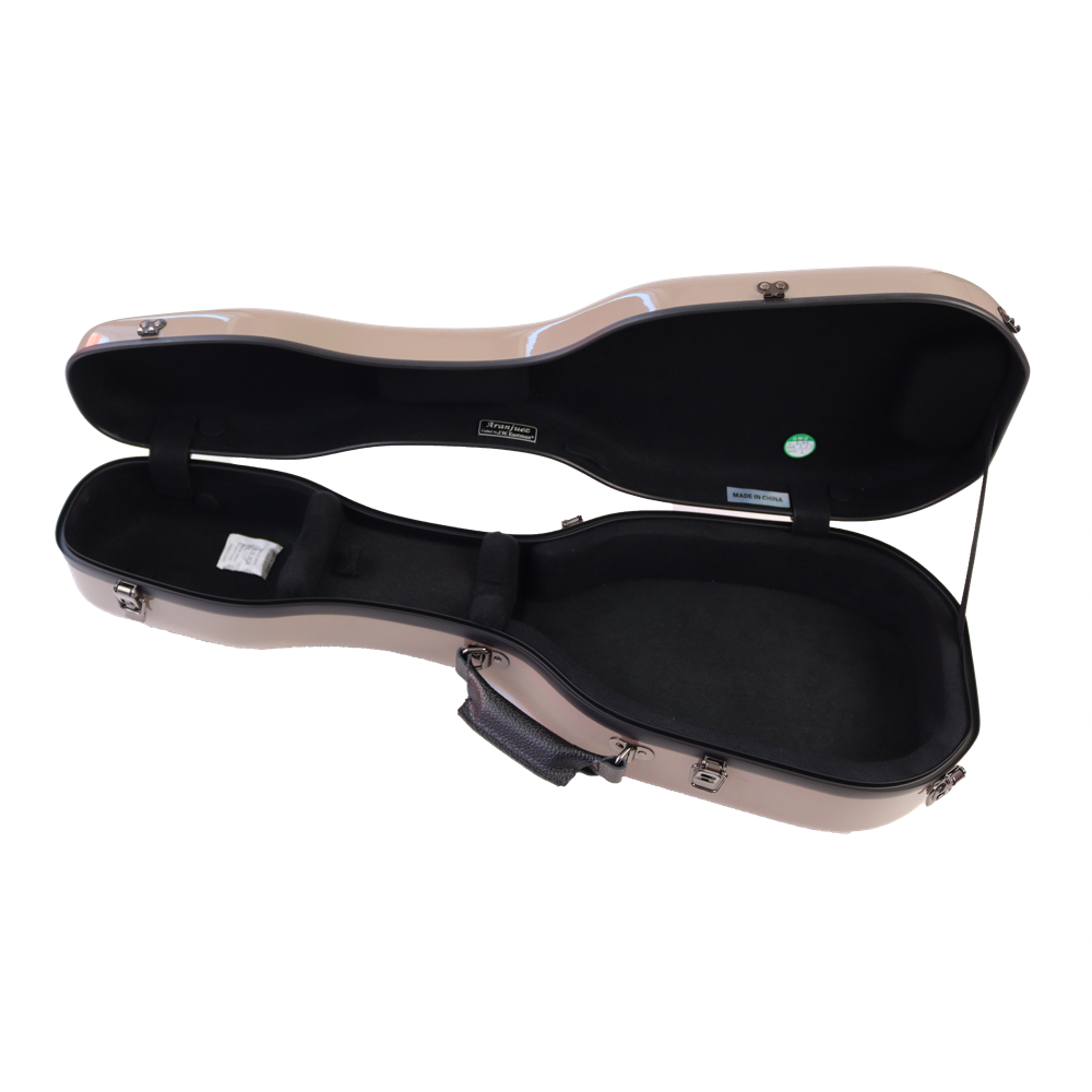 ARANJUEZ アランフェス CAUK-16C カフェオレ ウクレレケース スタンダード コンサート用 グラスファイバー製 本体中画像