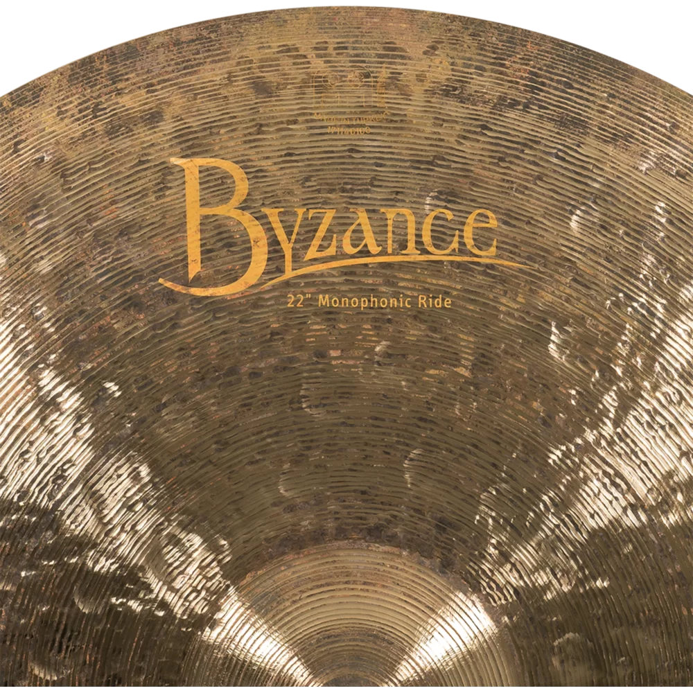 MEINL マイネル B22MOR Byzance Jazz 22” Monophonic Ride ライドシンバル ロゴ