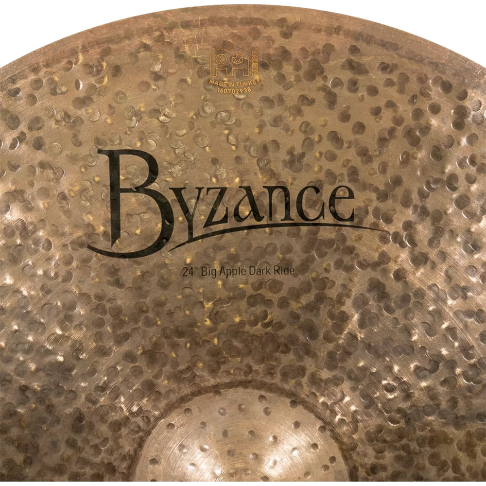 MEINL マイネル B24BADAR Byzance Dark 24” Big Apple Dark Ride ライドシンバル ロゴ