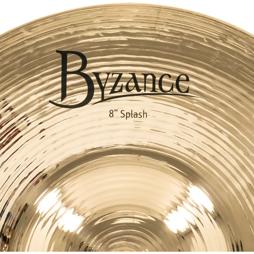 MEINL マイネル B8S-B Byzance Brilliant 8” Splash スプラッシュシンバル ロゴ