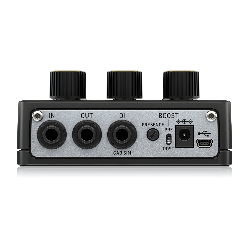 tc electronic JIMS 45 PREAMP プリアンプ ギターエフェクター 入出力端子部画像