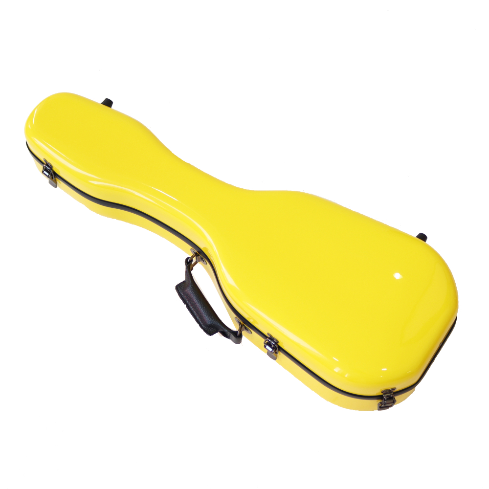 ARANJUEZ アランフェス CAUK-16C レモンイエロー ウクレレケース スタンダード コンサート用 グラスファイバー製