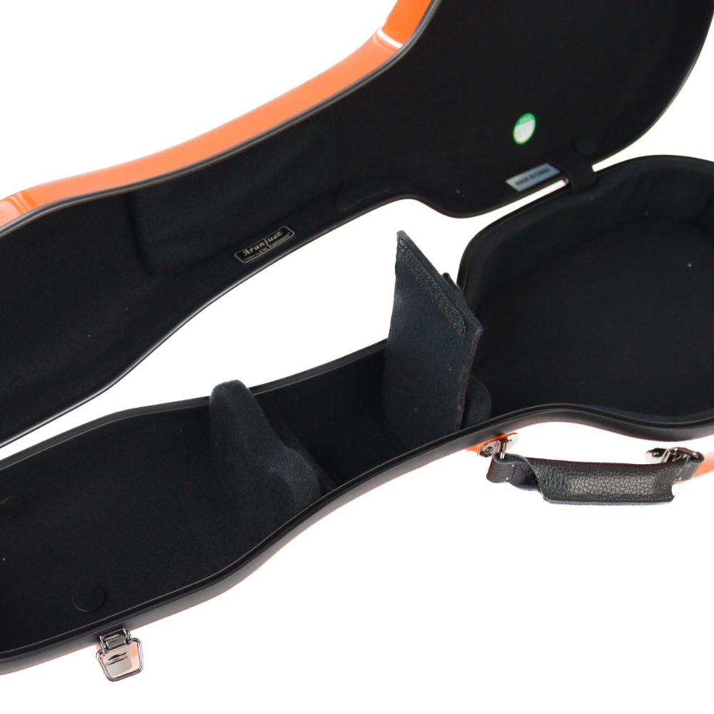 ARANJUEZ アランフェス CAUK-16T オレンジ ウクレレケース スタンダード テナー用 グラスファイバー製 ケース中2