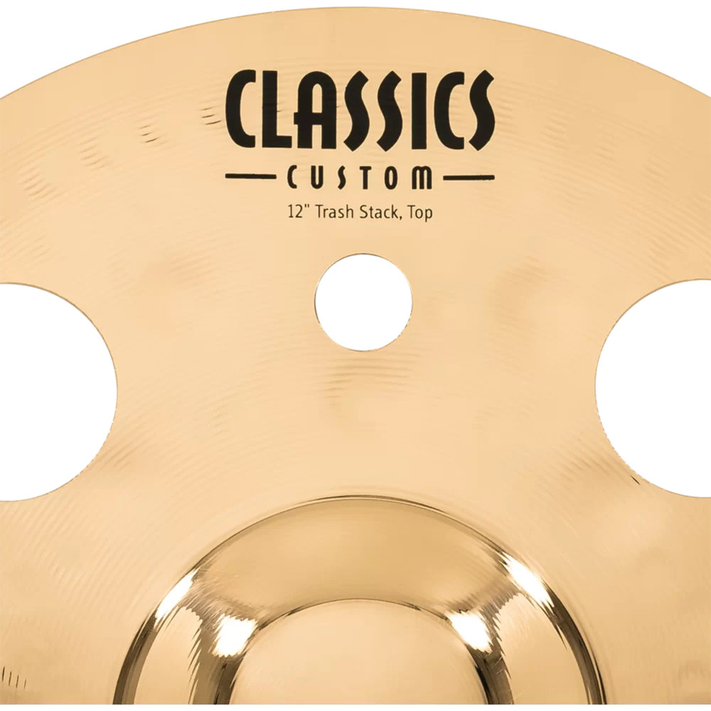 MEINL マイネル CC-12STK Classics Custom Brilliant 12” Trash Stacks スタックシンバル トップロゴ