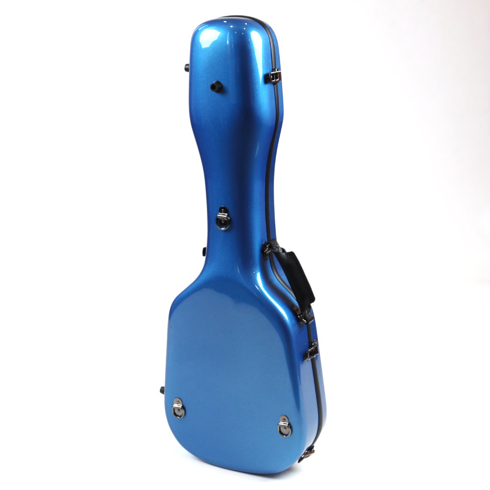 ARANJUEZ アランフェス CAUK-16T ライトブルー ウクレレケース スタンダード テナー用 グラスファイバー製 背面からハンドル側