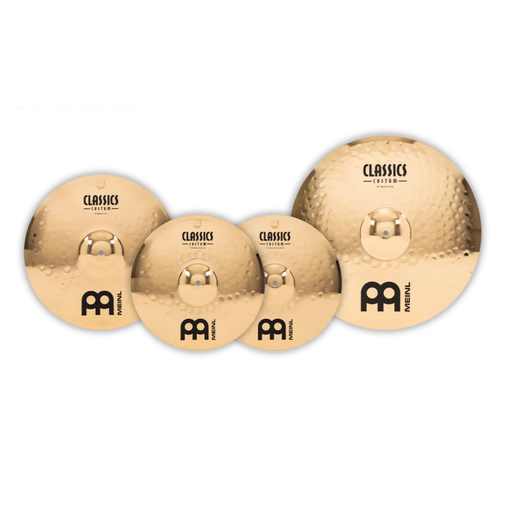 MEINL マイネル CC-141620 Classics Custom Brilliant Complete Cymbal Set シンバルセット セット内容：14”Hihat/16”Crash/20”Ride