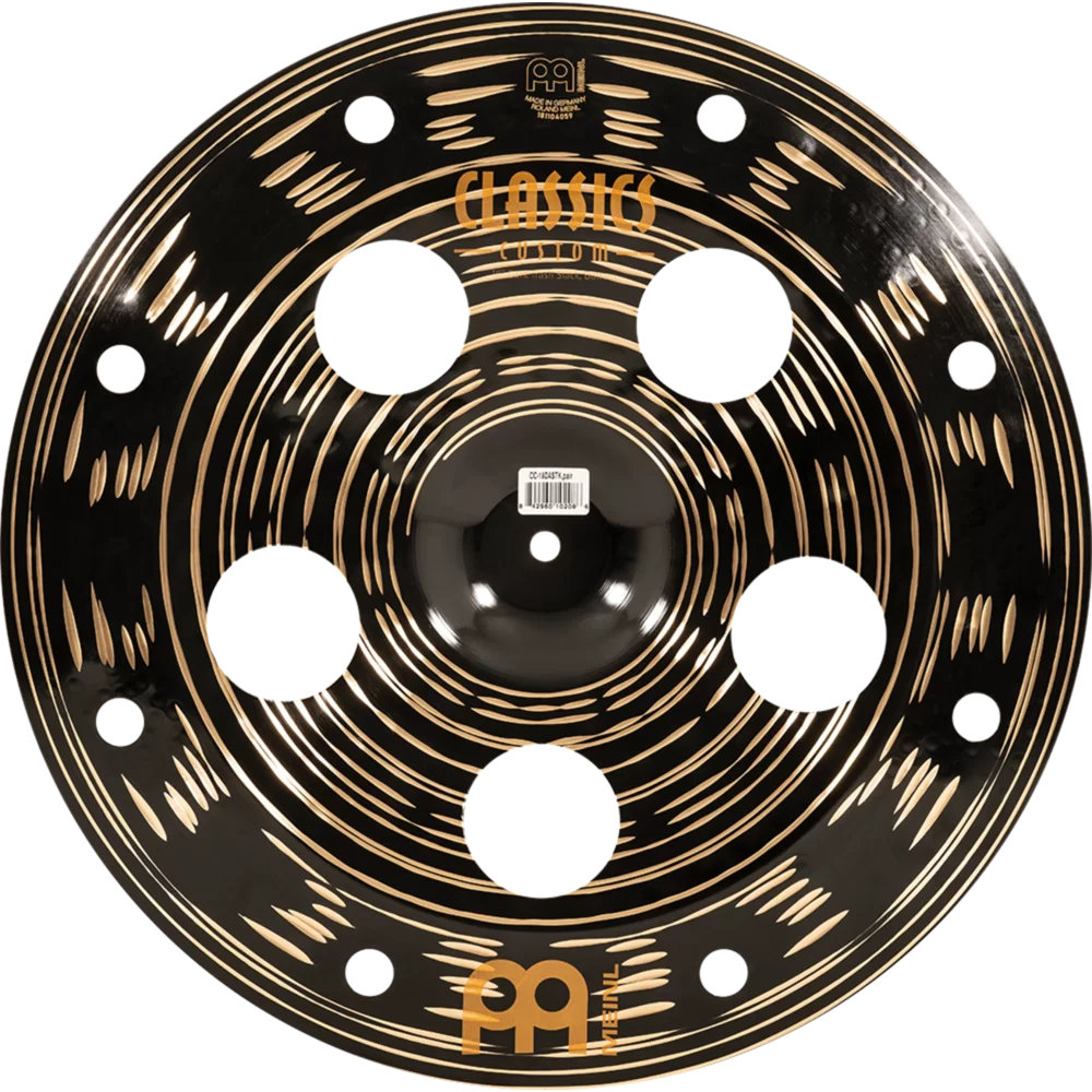 MEINL マイネル CC-18DASTK Classics Custom Dark 18” Trash Stacks スタックシンバル ボトム表の正面